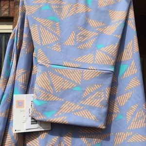 LuLaRoe M Azure slinky skirt